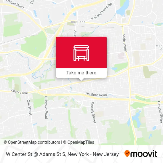 W Center St @ Adams St S map