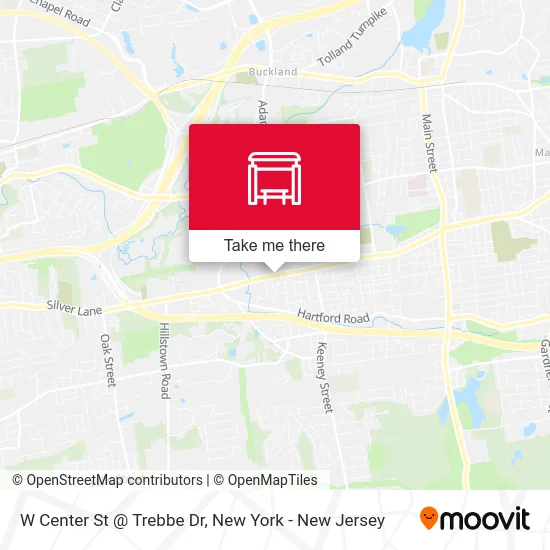 W Center St @ Trebbe Dr map