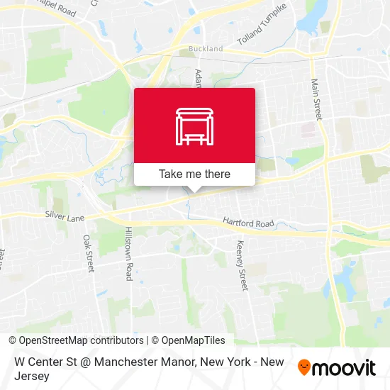 W Center St @ Manchester Manor map