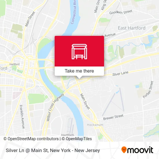 Silver Ln @ Main St map