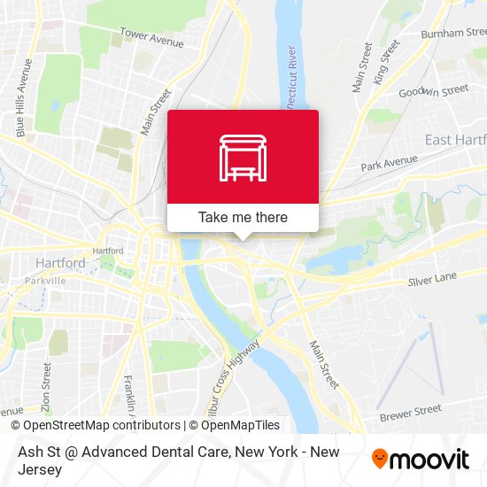 Ash St @ Advanced Dental Care map