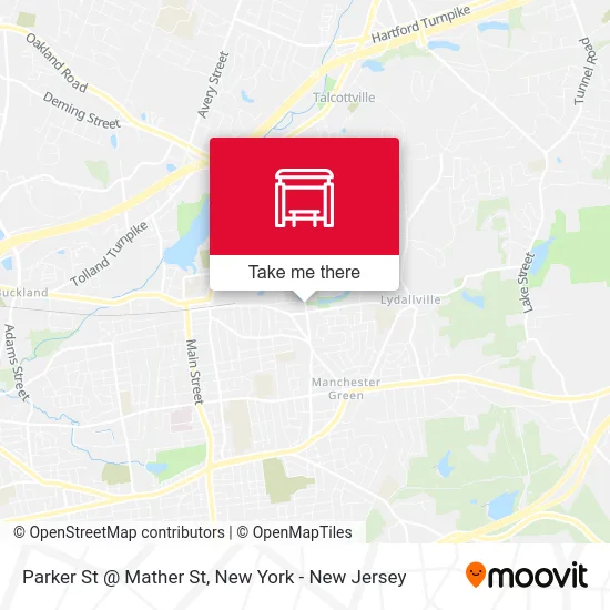 Parker St @ Mather St map