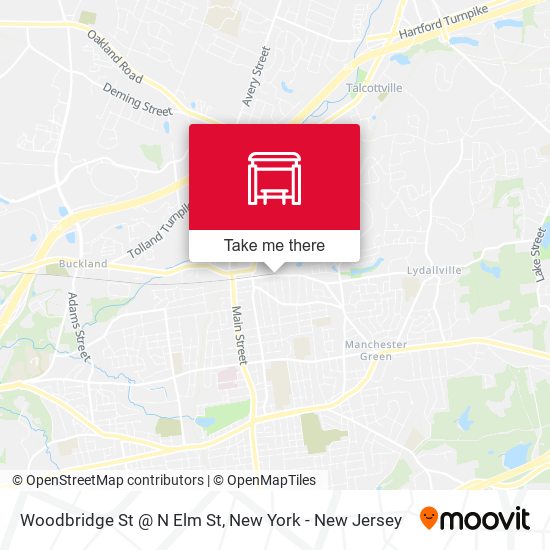 Mapa de Woodbridge St @ N Elm St