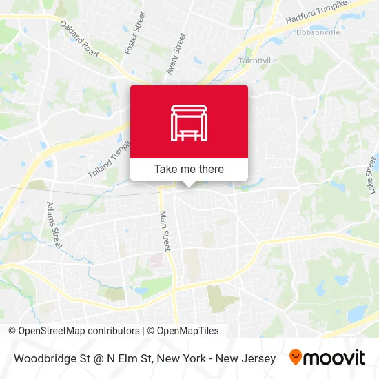 Woodbridge St @ N Elm St map