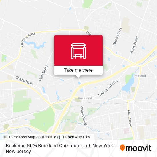 Mapa de Buckland St @ Buckland Commuter Lot