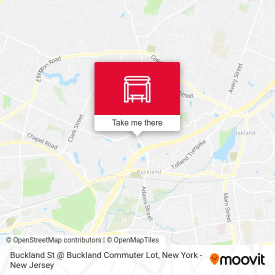 Buckland St @ Buckland Commuter Lot map