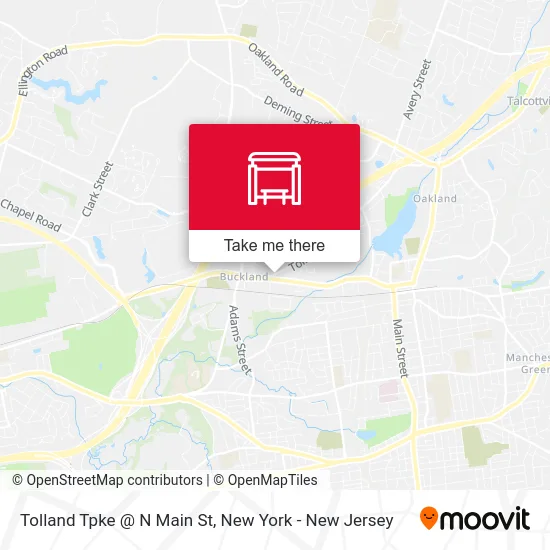 Tolland Tpke @ N Main St map