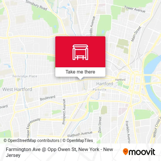 Farmington Ave @ Opp Owen St map