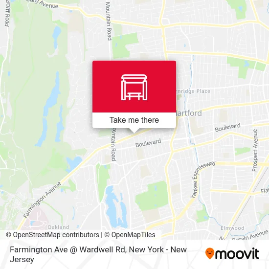 Farmington Ave @ Wardwell Rd map
