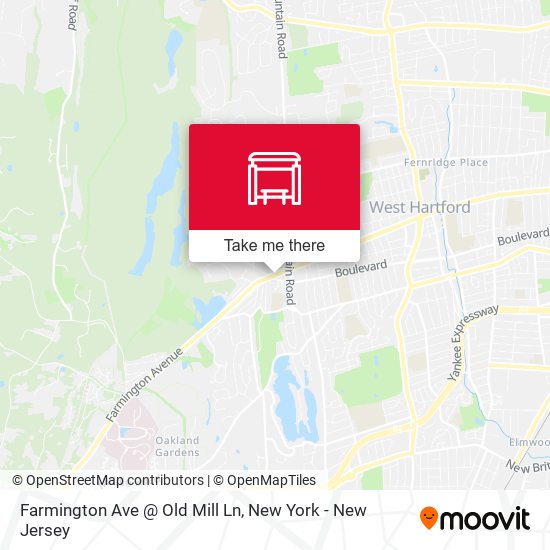 Mapa de Farmington Ave @ Old Mill Ln