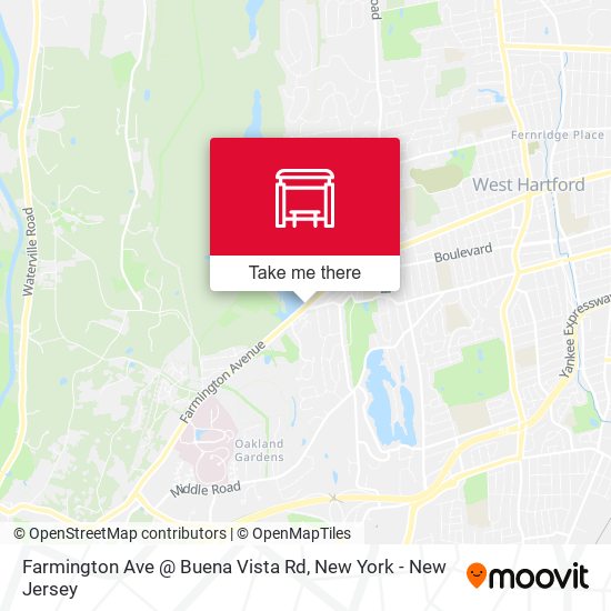 Farmington Ave @ Buena Vista Rd map