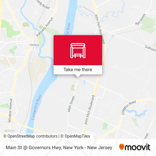 Main St @ Governors Hwy map