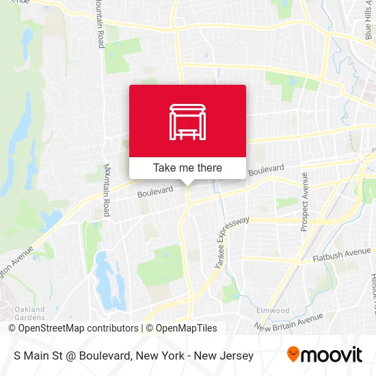 S Main St @ Boulevard map