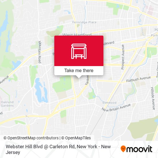 Webster Hill Blvd @ Carleton Rd map