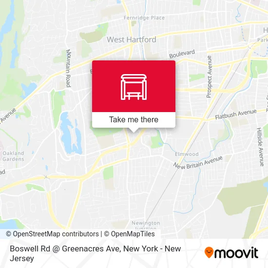 Boswell Rd @ Greenacres Ave map