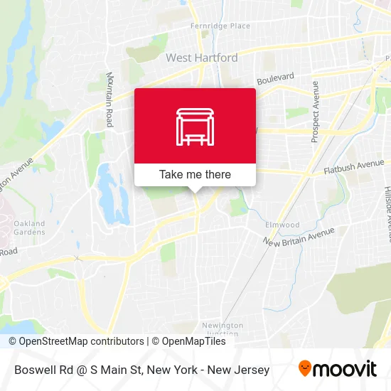 Boswell Rd @ S Main St map