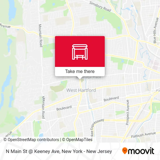 N Main St @ Keeney Ave map