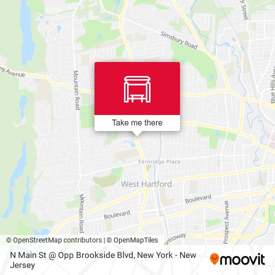 N Main St @ Opp Brookside Blvd map
