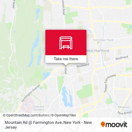 Mountain Rd @ Farmington Ave map