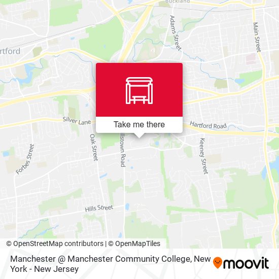 Mapa de Manchester @ Manchester Community College