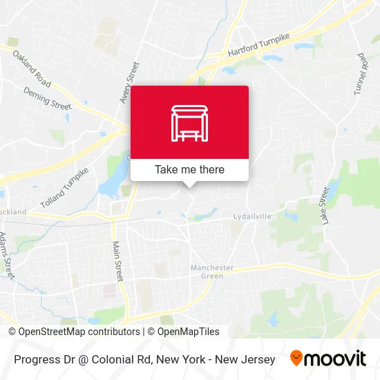 Progress Dr @ Colonial Rd map