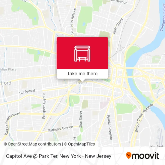 Capitol Ave @ Park Ter map