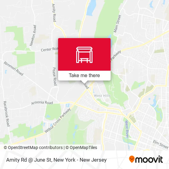 Mapa de Amity Rd @ June St