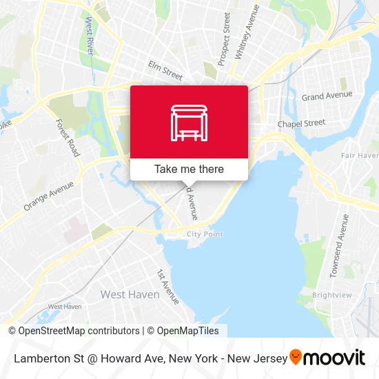 Lamberton St @ Howard Ave map