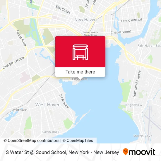 S Water St @ Sound School map