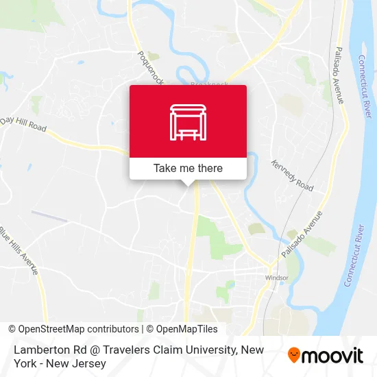 Lamberton Rd @ Travelers Claim University map