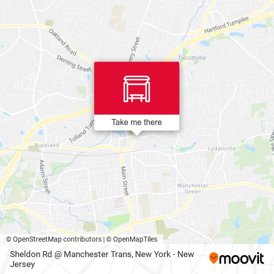 Sheldon Rd @ Manchester Trans map
