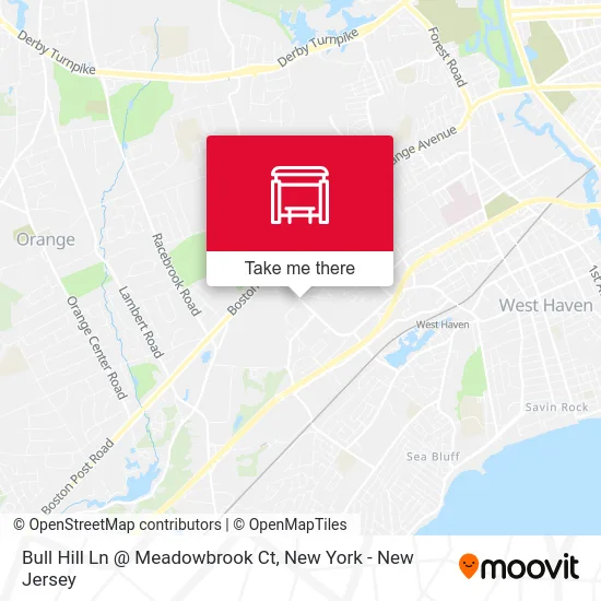 Bull Hill Ln @ Meadowbrook Ct map