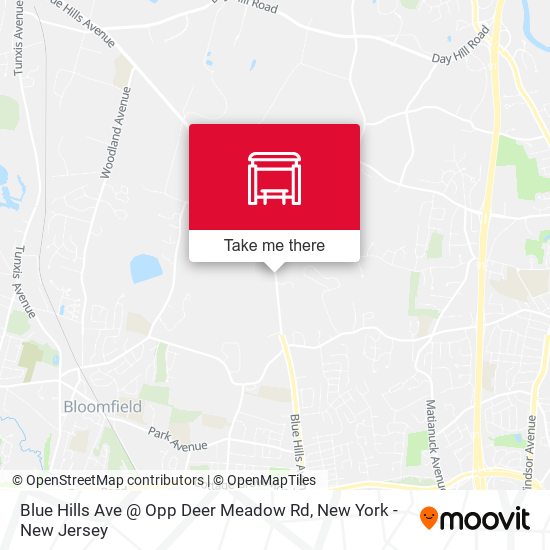 Blue Hills Ave @ Opp Deer Meadow Rd map