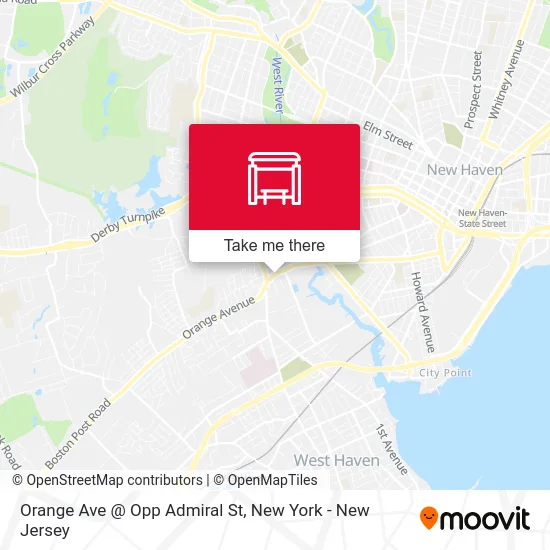 Orange Ave @ Opp Admiral St map