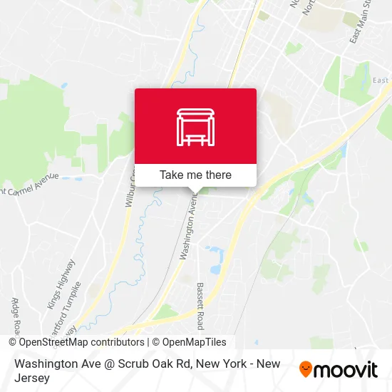 Washington Ave @ Scrub Oak Rd map