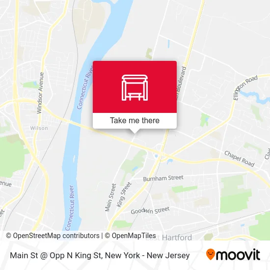 Main St @ Opp N King St map