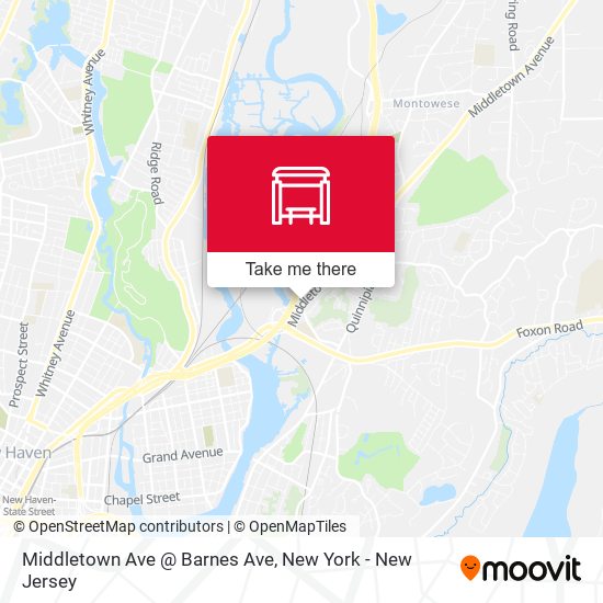 Mapa de Middletown Ave @ Barnes Ave