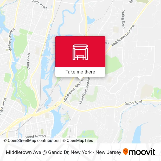 Middletown Ave @ Gando Dr map