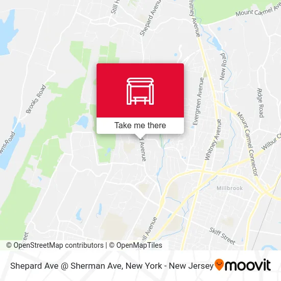 Shepard Ave @ Sherman Ave map