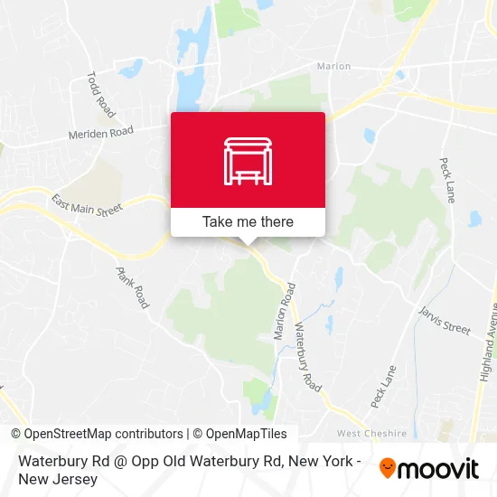 Waterbury Rd @ Opp Old Waterbury Rd map