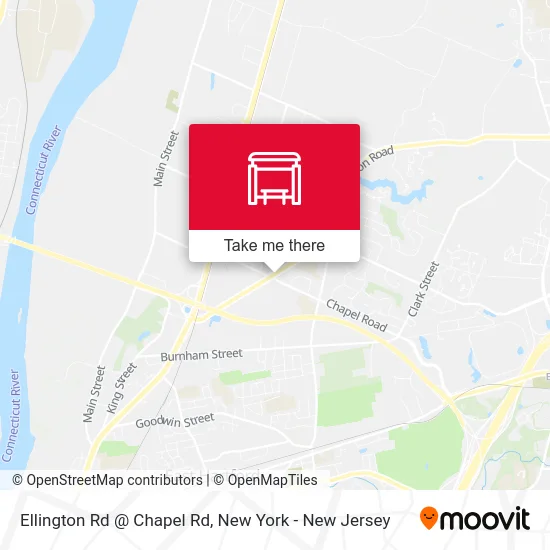 Ellington Rd @ Chapel Rd map