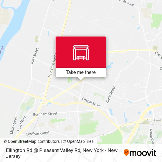 Ellington Rd @ Pleasant Valley Rd map