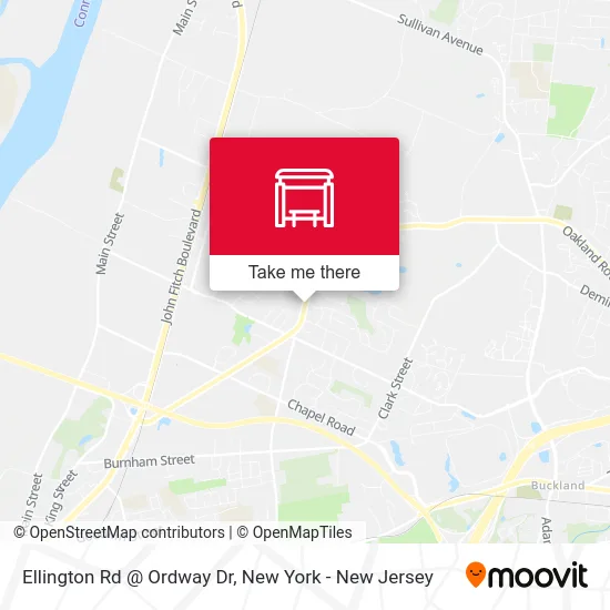 Ellington Rd @ Ordway Dr map