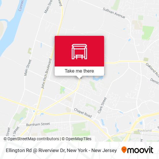Ellington Rd @ Riverview Dr map