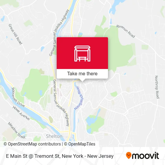 E Main St @ Tremont St map