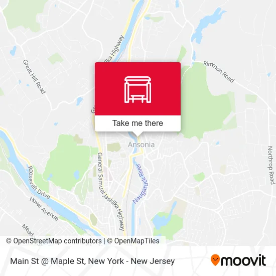 Main St @ Maple St map