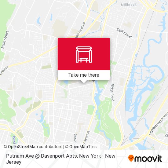 Putnam Ave @ Davenport Apts map