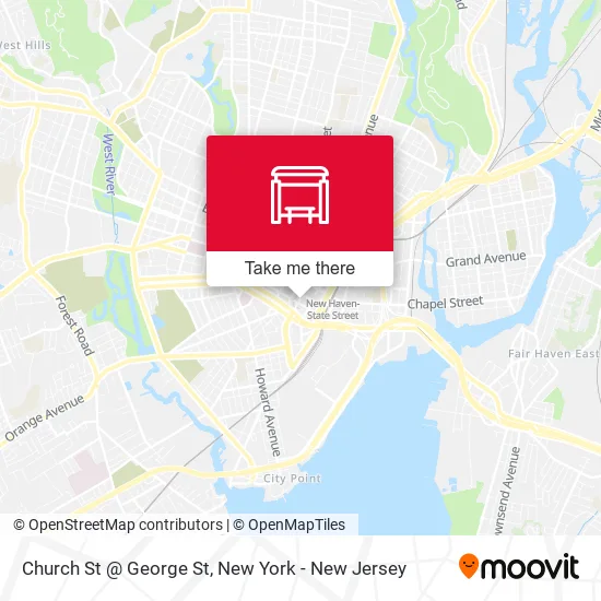 Mapa de Church St @ George St