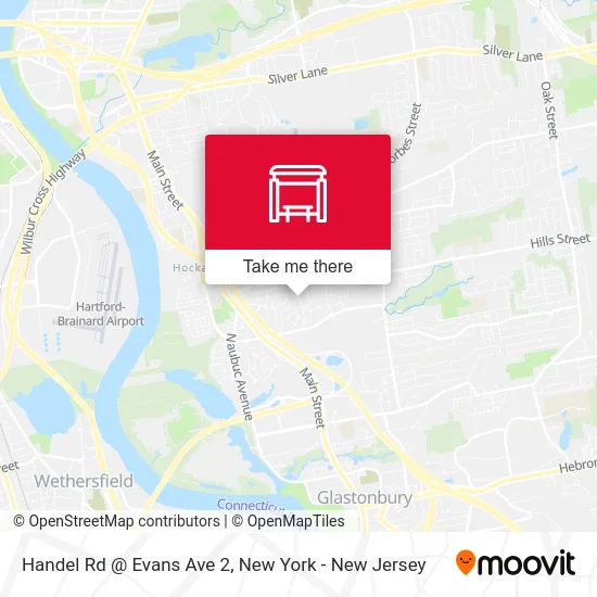 Handel Rd @ Evans Ave 2 map