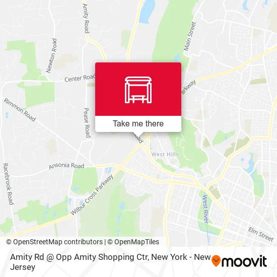 Mapa de Amity Rd @ Opp Amity Shopping Ctr